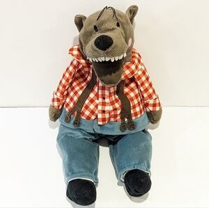 Ikea LUFSIG big bad wolf plush 17”
